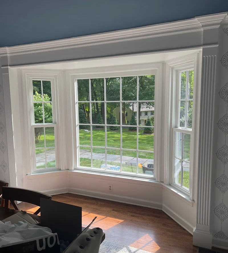 These custom vinyl windows look beautiful